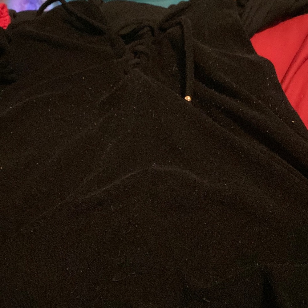Black swim top
